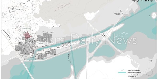 الكشف عن رأس بطلمي من القرن السابع الميلادي بتابوزيرس ماجنا بالإسكندرية