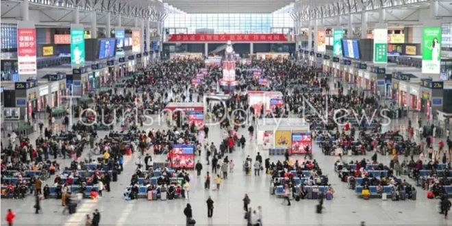 9.02 مليار رحلة ركاب بين المقاطعات الصينية خلال عيد الربيع