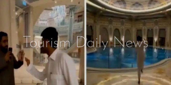 النيابة تحقق في واقعة قفز مواطن بملابسه في مسبح الريتز كارلتون بالرياض