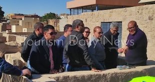 الموقف التنفيذي لأعمال ترميم وإعادة تأهيل متحف أسوان وإعداد سيناريو العرض