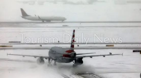 اضطرابات كبيرة في حركة السفر وسط الولايات المتحدة بسبب عواصف شتوية قوية