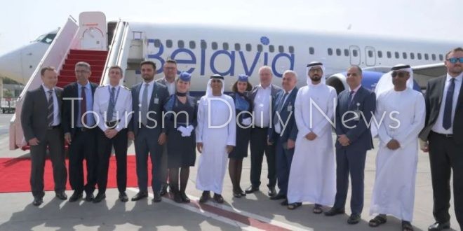 مطار رأس الخيمة يستقبل أولى رحلات شركة طيران بيلافيا البيلاروسية