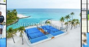 منتجع ساي لاجون في جزر المالديف يدشن أول ملعب تنس بادل