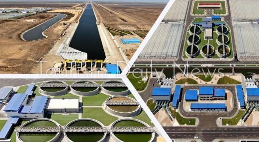 تنفيذ ثانى أكبر محطة على مستوى العالم لمعالجة مياه الصرف الزراعى بسيناء