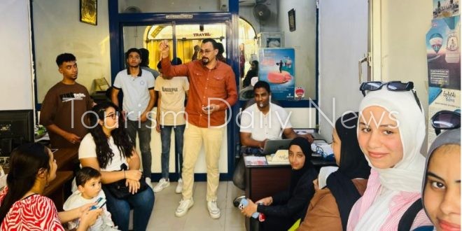 كلية تكنولوجيا الخدمات الفندقية والسياحية بجامعة طيبة تنظم رحلة لشركات نقل