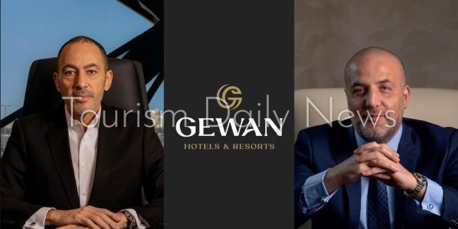 علاء العلي، الرئيس التنفيذي لمجموعة NG9 القابضة وأحمد حسيب، الرئيس التنفيذي لجيوان للفنادق والمنتجعات