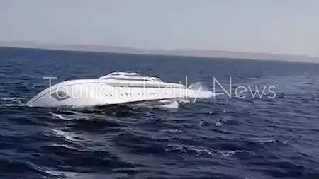 انقاذ 14 شخصاً من الغرق بينهم 4 سياح كانوا على متن لنش بمدينة دهب