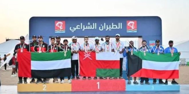 منتخب عمان للطيران الشراعي يحصل على ذهبية دورة الألعاب الشاطئية الخليجية