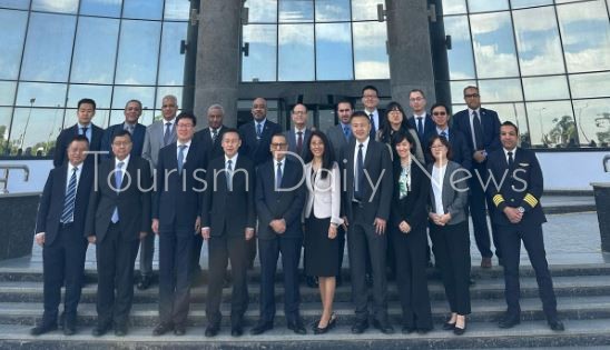 La delegación de aviación civil china está visitando a Egipto para discutir las posibilidades de adoptar una tecnología de vuelo