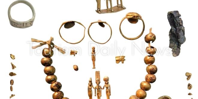 معرض لحُلي الكرنك الذهبية بمتحف الأقصر للفن المصري القديم