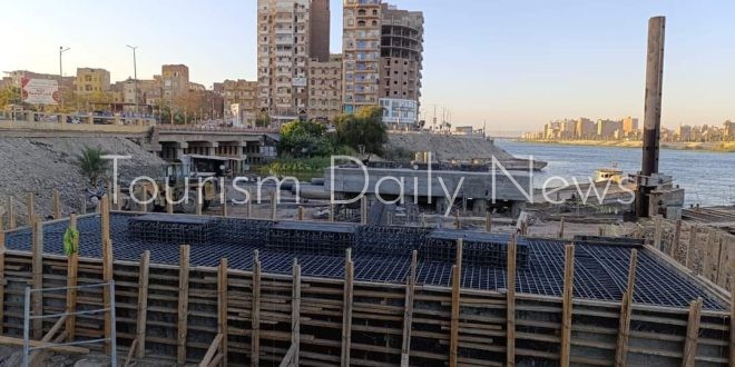 الكورنيش الغربي بمدينة سوهاج
