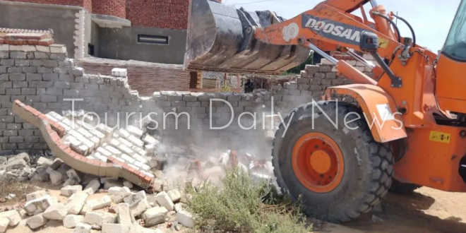 حملة موسعة بالإسكندرية لإزالة التعديات على أملاك الدولة والبناء المخالف