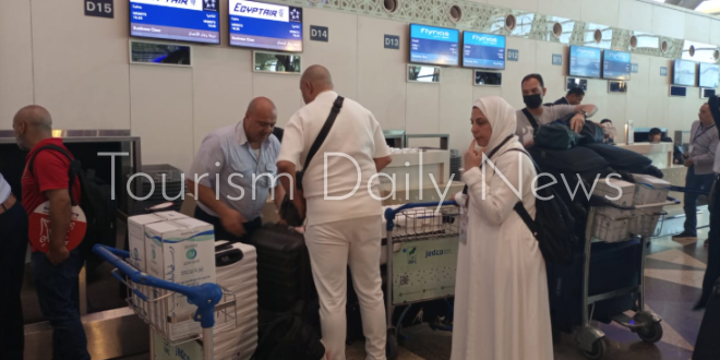 استمرار رحلات عودة حجاج مصر من مطار جدة ومغادرة 28 طائرة تحمل 2200 حاج