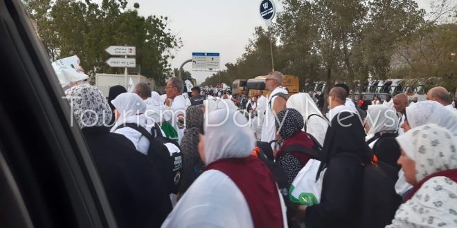 نفرة الحجاج الي مزدلفة تسير بسلاسة وسط متابعة مستمرة