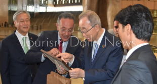 الأمين العام الأسبق لمنظمة الأمم المتحدة يزور المتحف المصري الكبير