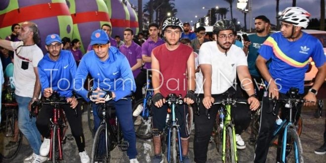 انطلاق ماراثون الدراجات بدمياط إحتفالا بالعيد القومي