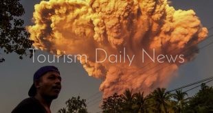 ثوران بركان جبل ليوتوبي لاكي لاكي يخلف سحب غاز حارقة مختلطة بالصخور والحمم