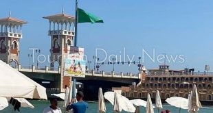 شواطئ الإسكندرية ترفع الرايات الخضراء بالقطاع الشرقي واستقرار حركة البحر
