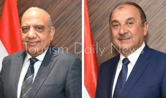 المهندس محمد الشيمي وزير قطاع الأعمال العام والدكتور محمود عصمت وزير الكهرباء والطاقة المتجددة