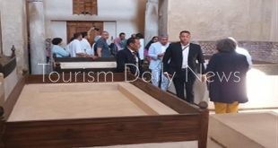 وزير السياحة يفتتح قبة وضريح يحيى الشبيه بالقاهرة بعد الانتهاء من ترميمهما