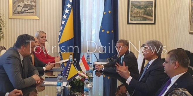 وزير السياحة يبدأ زيارة رسمية للبوسنة والهرسك ويلتقي وزير الخارجية