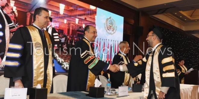 تخريج دفعة جديدة من كلية الدراسات العليا بالأكاديمية العربية للنقل البحري