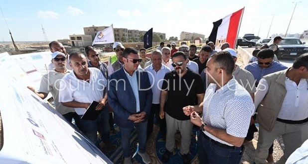 الإسكان تتابع مشروع بحيرات نيو مارينا وتوصيل المياه للفيلات والشاليهات