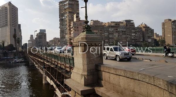 كوبري الجلاء أمام فندق الشيراتون