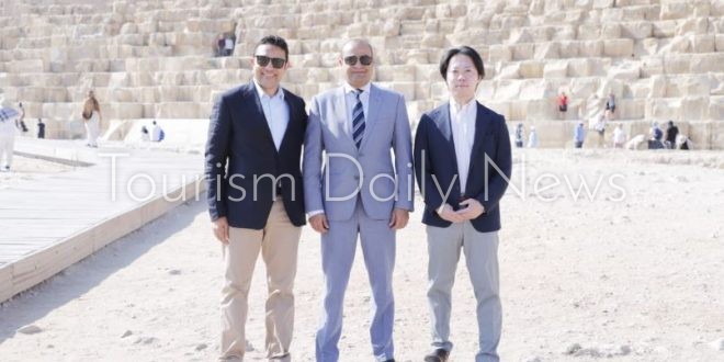 تركيب أجهزة تنقية الهواء بتقنية البلازما كلاستر داخل هرم الملك خوفو