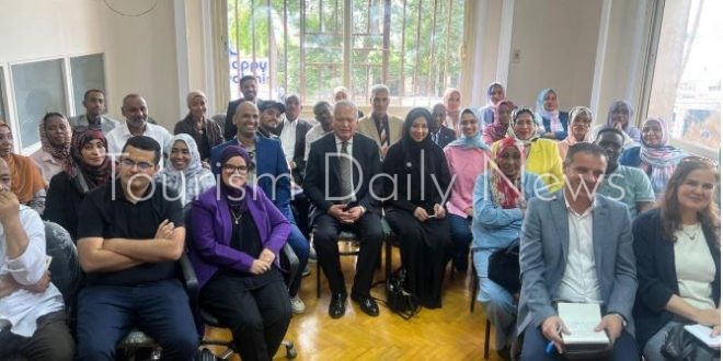 خلال الجلسة الافتتاحية للدورة التدريبية حول دور الاعلام في بناء السلام والتعايش