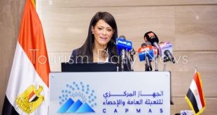 الدكتورة رانيا المشاط وزيرة التخطيط والتنمية الاقتصادية والتعاون الدولي، خلال احتفالية اليوم العالمى للإحصاء