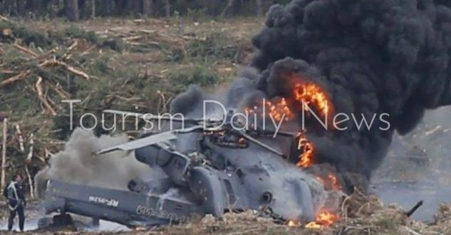 تحطم مروحية طبية على أحد الطرق السريعة في ولاية كاليفورنيا