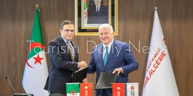 مذكرة تفاهم لتعزيز الربط بين شبكتي الخطوط الجوية الجزائرية والتركية