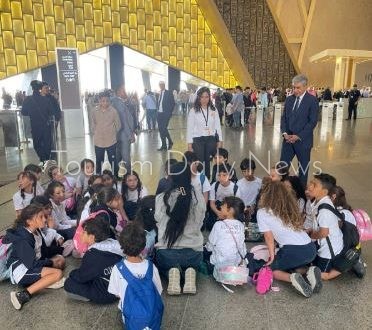 وزير السياحة والآثار يتابع حركة الزائرين بالمتحف المصري الكبير