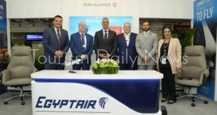 عقد جديد بين مصر للطيران للخدمات الأرضية وSKY HORIZON في معرض دبي للطيران