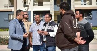 جهاز القرى السياحية يتابع أعمال اللاندسكيب وممشى الدراجات بمدينة العلمين