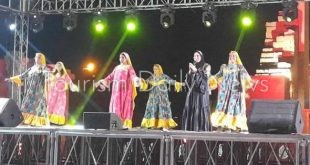 فاطمة عيد تحيي حفل افتتاح مهرجان قنا للفنون والحرف التراثية بمعبد دندرة
