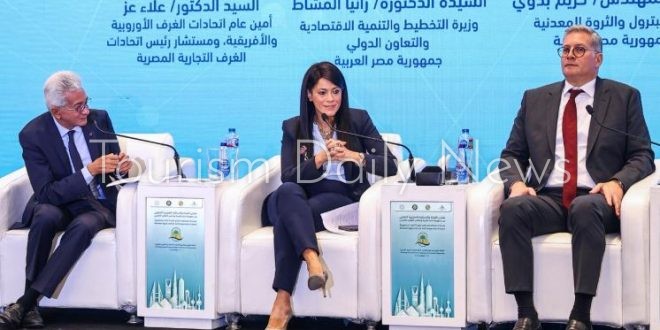 الجلسة الوزارية الافتتاحية خلال فعاليات منتدى التجارة والاستثمار المصري الخليجي