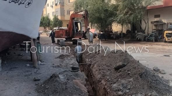 البحر الأحمر تعلن بدء تجديد شبكات المياه في الغردقة بتكلفة 7ملايين جنيه