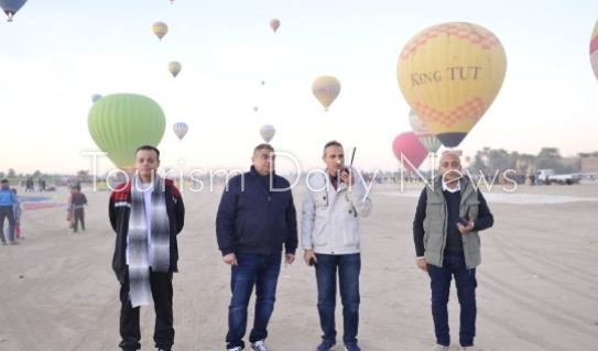 تفتيش أمني على مواقع مطار البالون الطائر فى البر الغربي بالأقصر