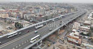 بدء التشغيل التجريبى لتوسعة كوبرى العامرية المتقاطع مع مسار القطار السريع