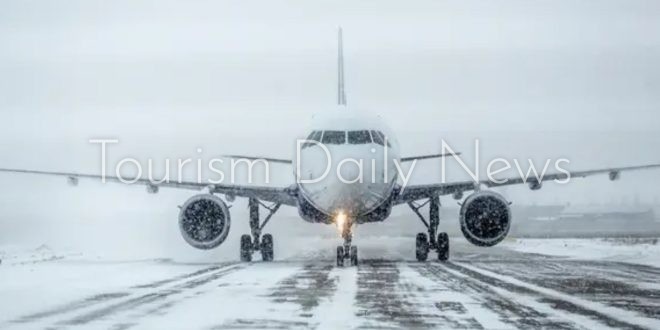 الولايات المتحدة تعلن  إلغاء 13 ألف رحلة طيران بسبب عاصفة ثلجية غير مسبوقة