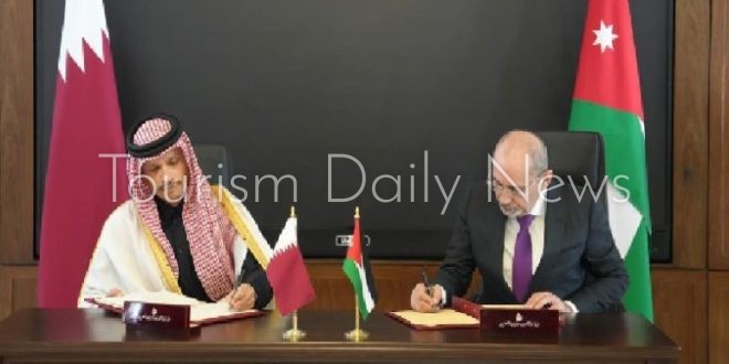 مذكرة تفاهم للتعاون في السياحة والأعمال بين حكومتي قطر والأردن