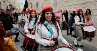 كنائس فلسطين تبدأ احتفالات عيد الميلاد المجيد .. وصول 4 مواكب لساحة المهد