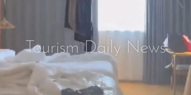 نزيل بفندق صيني يتسبب بخسائر 150,000 يوان .. أغرقه بالمياه خلال غسيل ملابسه