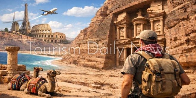 87.943 شخصًا زوار اليوم الواحد من أوروبا إلى الأردن في شهر واحد