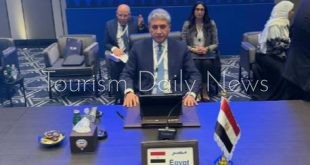 شريف فتحي وزير السياحة والآثار خلال اجتماع اللجنة الإقليمية للشرق الأوسط لمنظمة الأمم المتحدة للسياحة في دورتها ال 52، والتي استضافتها دولة الكويت