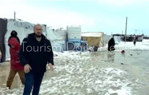 طوفان سيول في مخيمات اللاذقية وشمال سوريا الخيام والمتهالكة عجزت عن الصمود