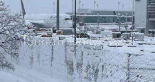 الثلوج والأمطار المتجمدة على ‍مطار ‌برلين تؤجل وتلغي عدة رحلات مغادرة