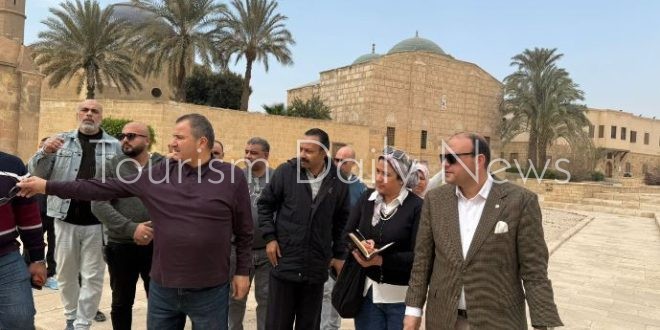 الأمين العام للمجلس الأعلى للآثار يتفقد مشروعات الترميم بقلعة صلاح الدين